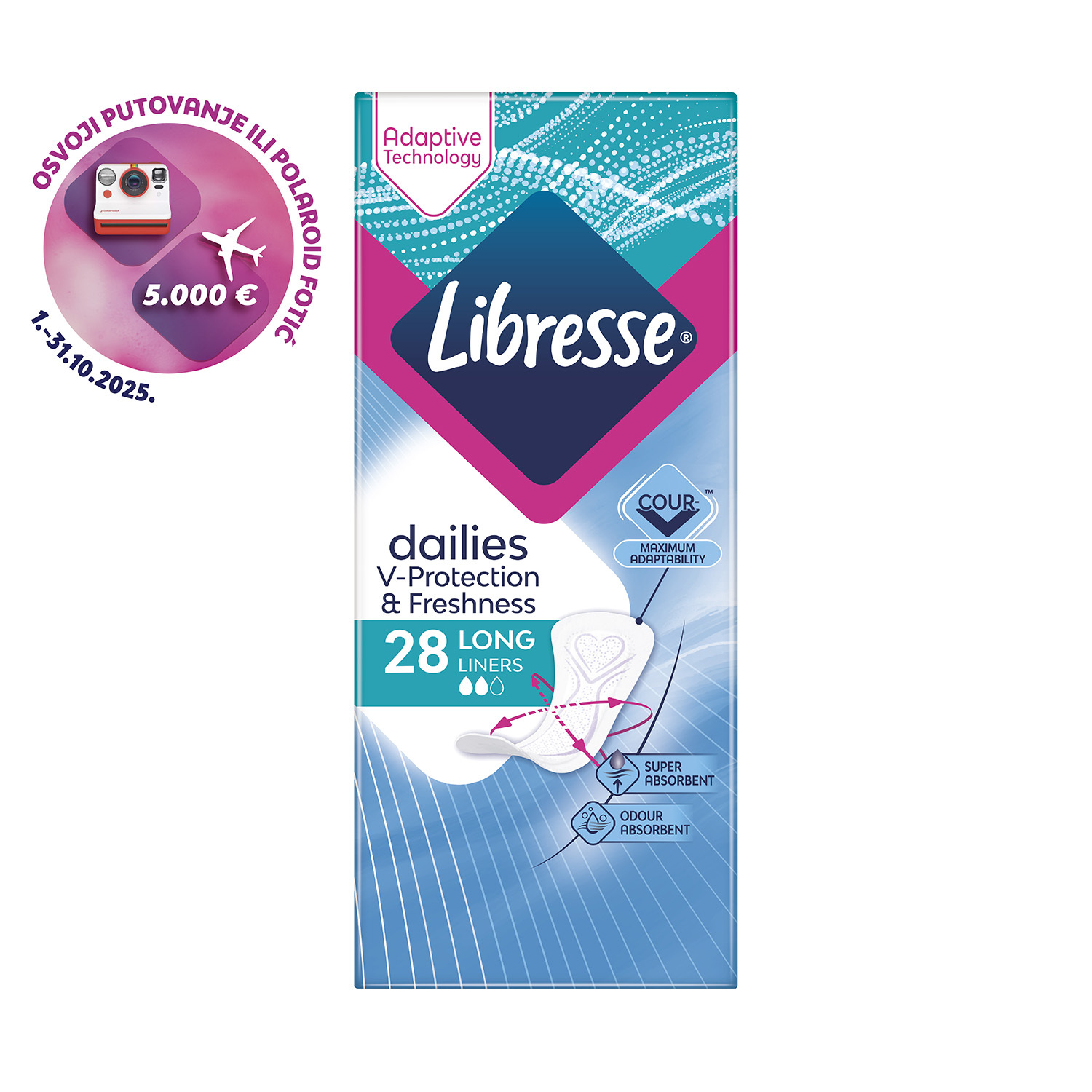 Libresse Dailies V-Protection&Freshness Dnevni higijenski ulošci