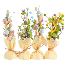 Uskršnja dekoracija drvo sa jajima razne vrste 31 cm