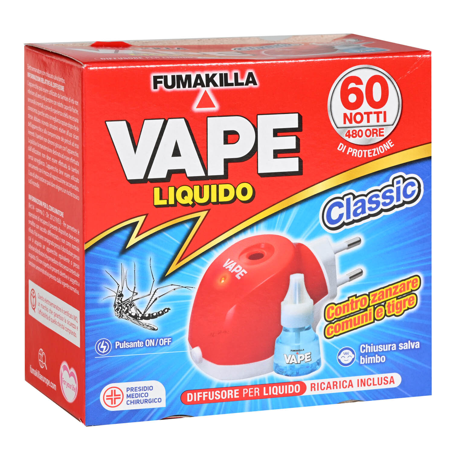 Vape Električni aparat+Vape Tekućina classic 30 ml set