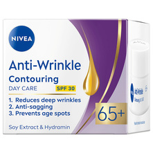 Nivea Dnevna krema protiv bora za konture lica 65+ SPF 30 50 ml