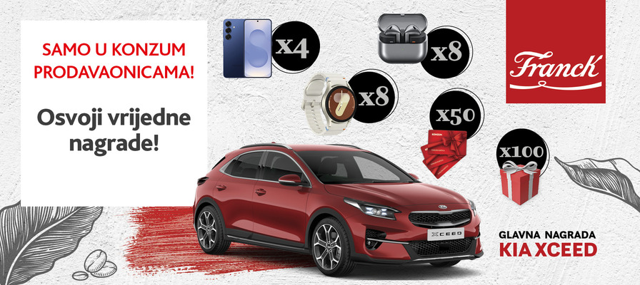 Nagradna igra - Uz Franck svaki dan uživaj i super nagrade osvajaj