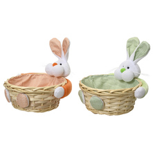 Uskršnja košara razne boje ø20xh22 cm