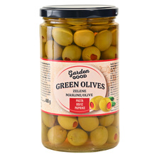Garden Good Masline zelene punjene pastom od paprike 400 g