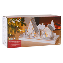 LED Božićni grad 28x11x13,7 cm