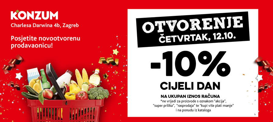 Otvorenje nove prodavaonice u Zagrebu - Charlesa Darwina 4B