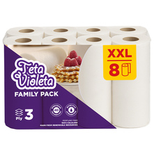 Teta Violeta Papirnati ručnici 3 sloja 8/1