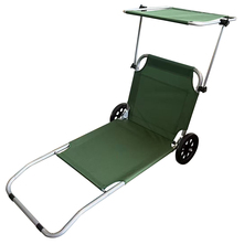 Ležaljka s podesivim sjenilom 62x52x150 cm