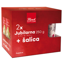 Franck Jubilarna Mljevena kava 2x250 g + šalica razne vrste