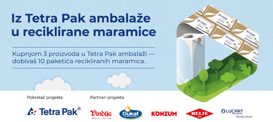 Od Tetra Pak ambalaže do recikliranih maramica