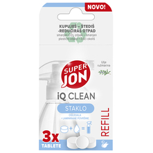 Super Jon IQ Clean Staklo Sredstvo za čišćenje ružmarin 3x2 g tablete refill