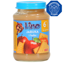 Lino Kašica jabuka i keks 190 g