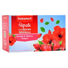 Podravka Čaj šipak s cvijetom hibiskusa 60 g