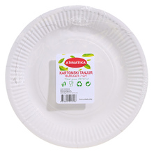 Adriatika Kartonski tanjur ø23 cm 12/1