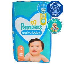 Pampers Active Baby Pelene, veličina 3 (Midi) 6-10 kg 70/1