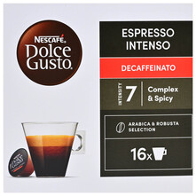 Nescafé Dolce Gusto Espresso Intenso kava bez kofeina, 16 kapsula, 99,2 g