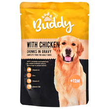 Buddy Hrana za pse piletina i povrće u umaku 100 g