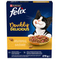 Felix Doubly Delicious Hrana za odrasle mačke s piletinom i puretinom 270 g