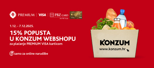 15% popusta na online narudžbe uz PBZ Card Premium Visa karticu