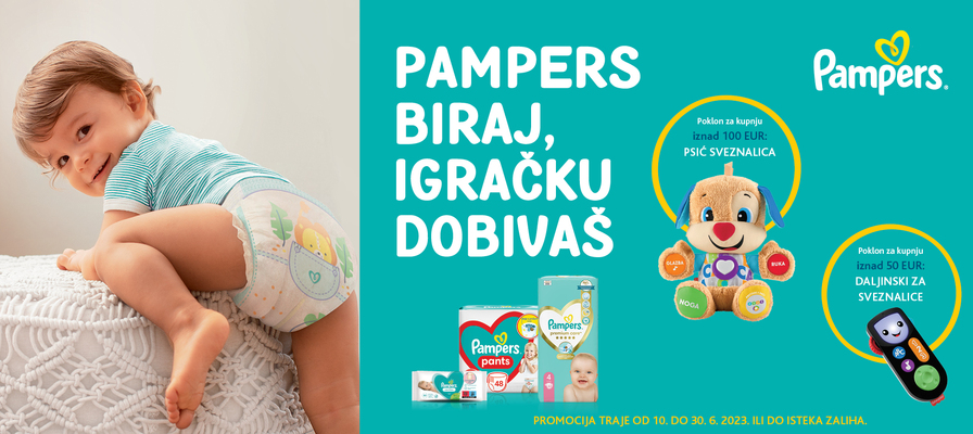 Pampers biraj, igračku dobivaš