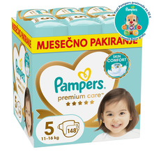 Pampers Premium Care Pelene, Veličina 5, mjesečno pakiranje 11-16 kg 148/1