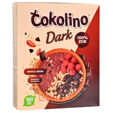 Lino Čokolino Dark Instant zobene pahuljice s čokoladom 330 g