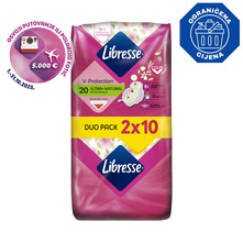 Libresse V-Protection Higijenski ulošci ultra+ natural 20/1