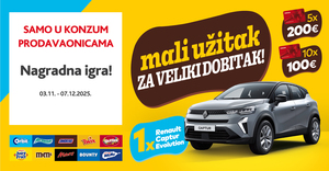 Nagradna igra - Mali užitak za veliki dobitak