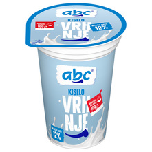 Abc Kiselo vrhnje 12% m.m. 180 g