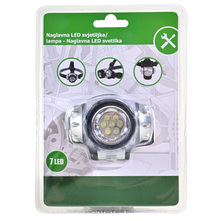 Naglavna LED svjetiljka 7x6x8,5 cm