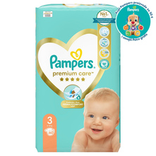 Pampers Premium Care Pelene, Veličina 3, 6-10 kg 60/1