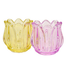 Svijećnjak razne boje ø7xh7,3 cm