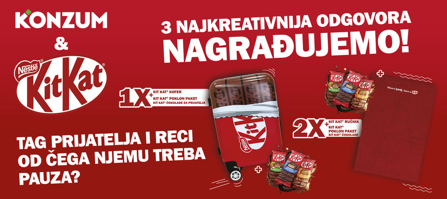 Tik Tok nagradni natječaj - Konzum & Kit Kat