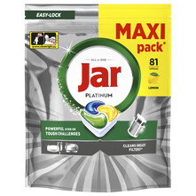Jar Platinum All in One Deterdžent maxi pack lemon 81 tableta