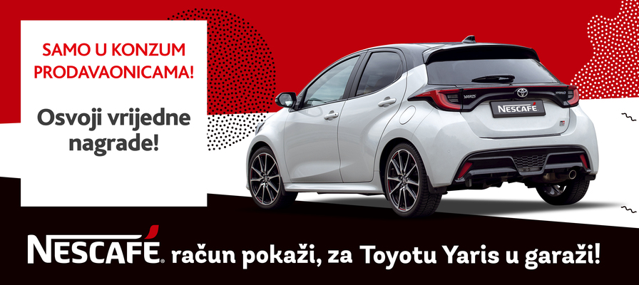 Nagradna igra - Nescafe račun pokaži, za Toyotu Yaris