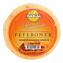 Biogal Feferonek Polutvrdi punomasni kravlji sir s feferonima 380 g