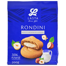 Lasta Rondini Biskvit s kremom od lješnjaka 200 g