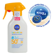Nivea Sun Babies&Kids Sensitive Protect Dječji sprej za osjetljivu kožu SPF50+ 270 ml