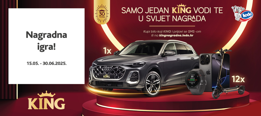 Nagradna igra - Samo jedan KING vodi te u svijet nagrada