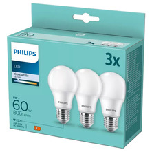 Philips LED Cool White žarulje 60W E27 3/1