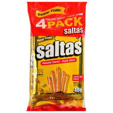 Saltas Punjeni slani štapići kikiriki (4x40 g) 160 g