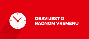 Radno vrijeme 5.8.2026.