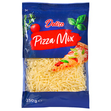 Deliso Pizza mix Ribani polutvrdi sir za pizzu 250 g
